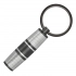 Keychain Bold Stripe Chrome & Gun