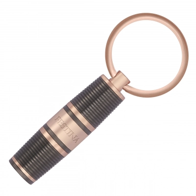 
                                                Keychain Bold Stripe Gun & Rosegold
                                                
