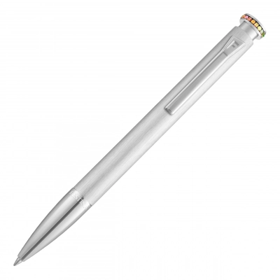 
                                                Mademoiselle Rainbow Silver ballpoint pen
                                                