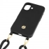 Чехол для iPhone 16 Double B черно-золотой
