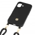 Чехол для iPhone 16 Double B черно-золотой