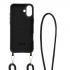 Чехол для iPhone 16 Plus Double B черно-золотой