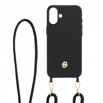 
                                                Чехол для iPhone 16 Plus Double B черно-золотой
                                                