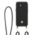 Чехол для iPhone 16 Plus Double B черно-золотой