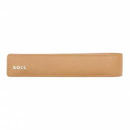 Classic Grained Camel Writing Case
