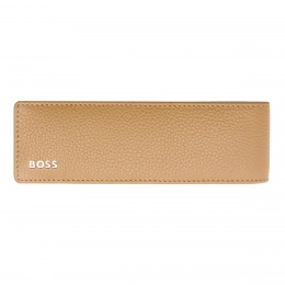 Classic Grained Camel Writing Case