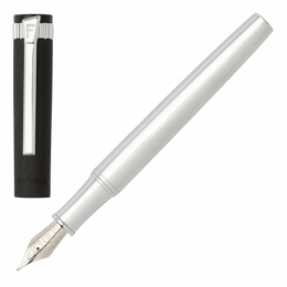 Prestige Chrome Black fountain pen