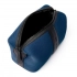 Косметичка из сетки синего цвета
