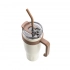 Thermal mug with a straw Vanilla Season