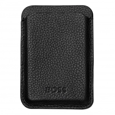 
                                                Магнитный чехол для карт для смартфона Magnet Mobile Classic Grained Black
                                                