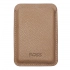 Магнитный чехол для карт для смартфона Magnet Mobile Classic Grained Camel