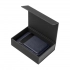 Магнитный чехол для карт для смартфона Magnet Mobile Classic Grained Navy