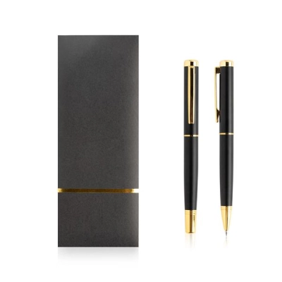 
                                                Set of metal ballpoint pen and pen
                                                