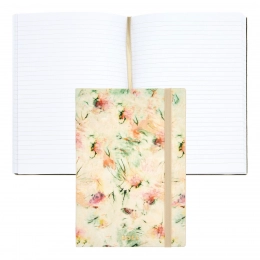 Notebook A5 Tie-dye Flower Cream Lined