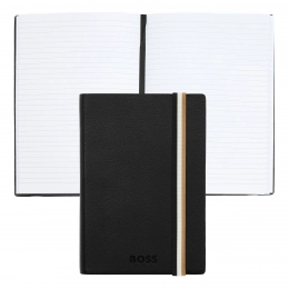 Iconic Black Lined A6 Notebook