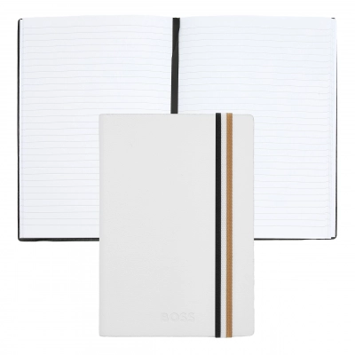 
                                                Iconic White Lined A6 Notebook
                                                