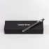 Ballpoint Pen Gear Pinstripe Black / Chrome