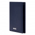 Двойной чехол для карт Classic Grained Navy