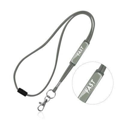 
                                                Adjustable lanyard with a carabiner
                                                