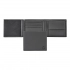 Portfolio Double B Saffiano Grey