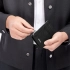Кошелек для карт с замком Classic Grained Black
