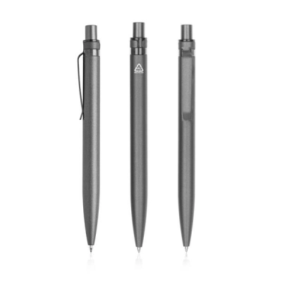 
                                                Recycled aluminum pen with color accent
                                                