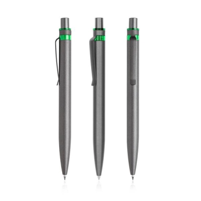 
                                                Recycled aluminum pen with color accent
                                                