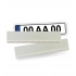 Держатель для номерного знака из переработанного пластика - белый Держатель для номерного знака из переработанного пластика - белый