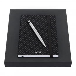 Подарочный набор Hugo Boss: ручка и блокнот HNH412JL + HSW3674B