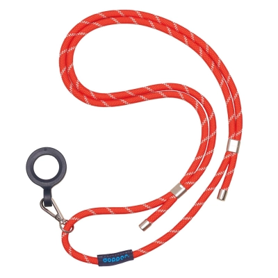 
                                                Поводок Dopper Cord серебристо-красный
                                                
