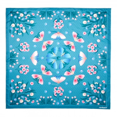 
                                                Astrid Green Shawl
                                                