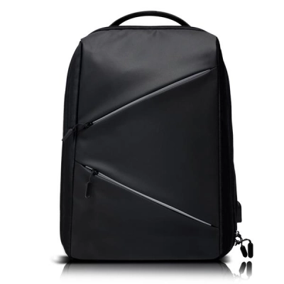 
                                            Laptop backpack with reflective details
                                            