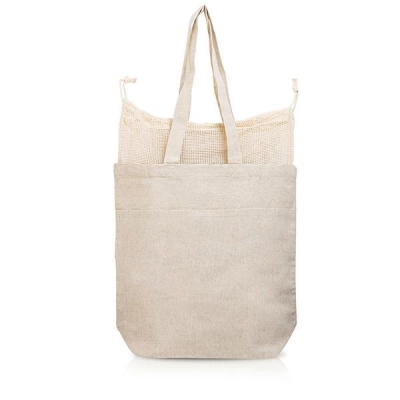 
                                                Cotton bag made from recycled materials 190g with pouch / Marette
                                                