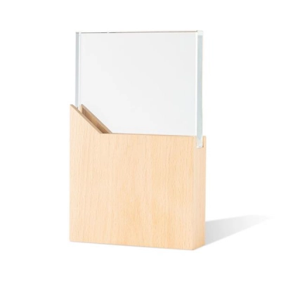 
                                                Metal and glass trophy
                                                
