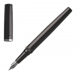 Fountain Pen Gear Metal Dark Chrome