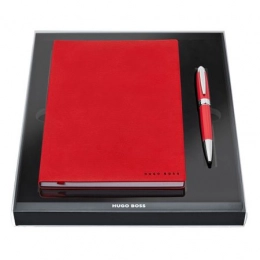 Подарочный набор Hugo Boss: блокнот и ручка - HNH121PL + HSN0014P