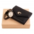Cacharel Set Black (women's handbag and watch)