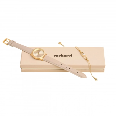 
                                                Подарочный набор Cacharel: часы и браслет CJB536E + CMN535X
                                                