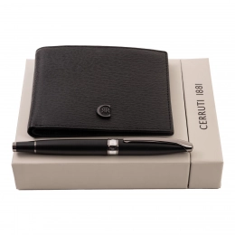Cerruti 1881 Gift Set: Rollerball Pen and Wallet - NLM202A + NSC2455A