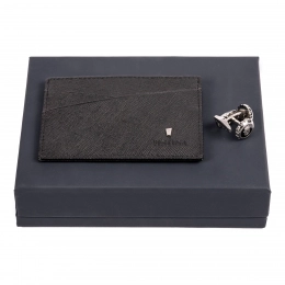 Подарочный набор Festina держатель для карт и запонки-FJM221C + FLC101A