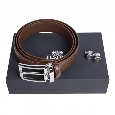 
                                                Подарочный набор Festina запонки и ремень-FAB326Y + FJM221B
                                                