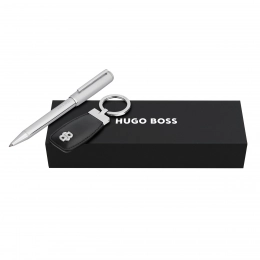 Подарочный набор Hugo Boss: ручка и брелок HAK519B + HSL5654B