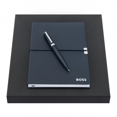 
                                                Подарочный набор Hugo Boss: ручка и блокнот HNH124NL + HSK4414N
                                                