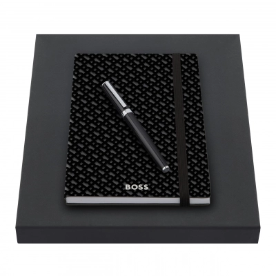 
                                                Подарочный набор Hugo Boss: ручка и блокнот HNH412JL + HSN2545A
                                                