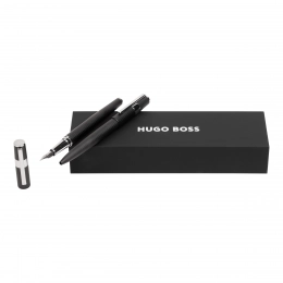 Подарочный набор HUGO BOSS: ручка и перьевая ручка - HSV2852A + HSV2854A