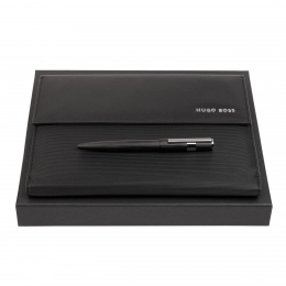 Подарочный набор HUGO BOSS: ручка и папка A5 - HDM210A + HSV2854A