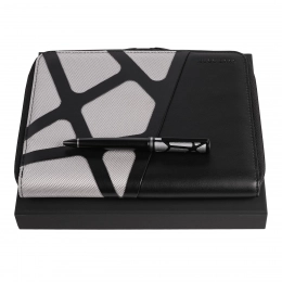 HUGO BOSS gift set pen and briefcase A5-HSS3084B + HTM308B
