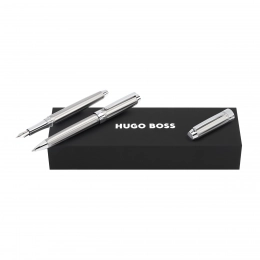 Подарочный набор Hugo Boss: перьевая ручка и шариковая ручка HSS4612B + HSS4614B