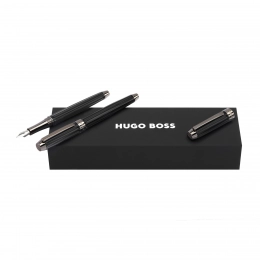 Подарочный набор Hugo Boss: перьевая ручка и роллер HSS4612A + HSS4615A