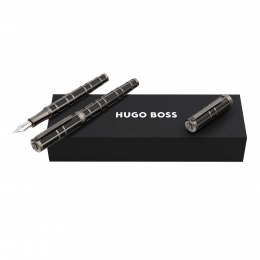 Подарочный набор Hugo Boss: перьевая ручка и роллер HSS5872D + HSS5875D